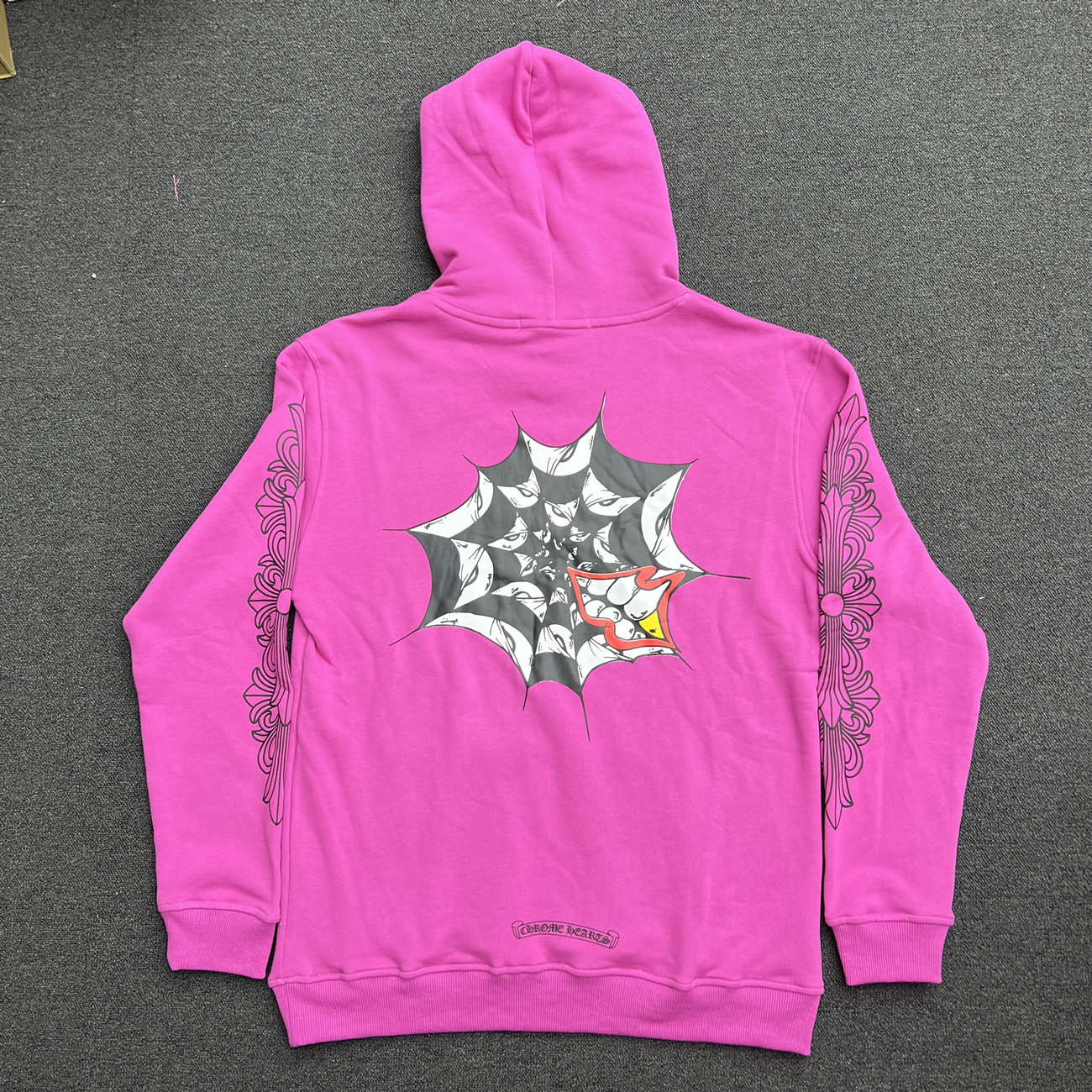 Chrome Hearts Matty Boy Spider Web Hoodie Purple Ss21 (4) - newkick.cc