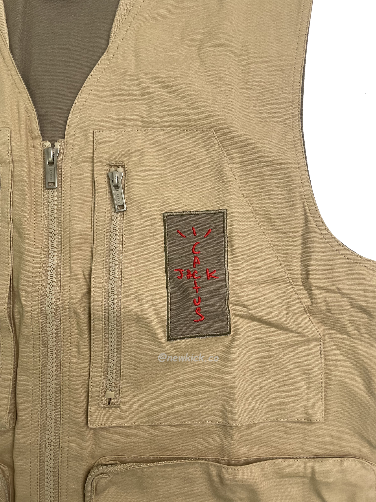 Travis Scott Cactus Jack X Jordan Utility Vest Asia Sizing Desertkhakiuni Ersity Red Ss21 (4) - newkick.cc