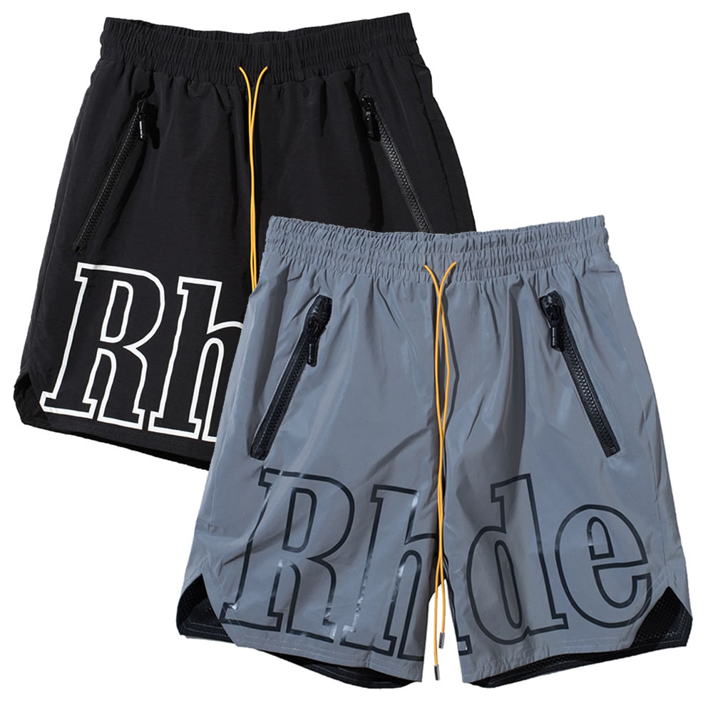 Rhude Rh Logo Shorts (1) - newkick.cc