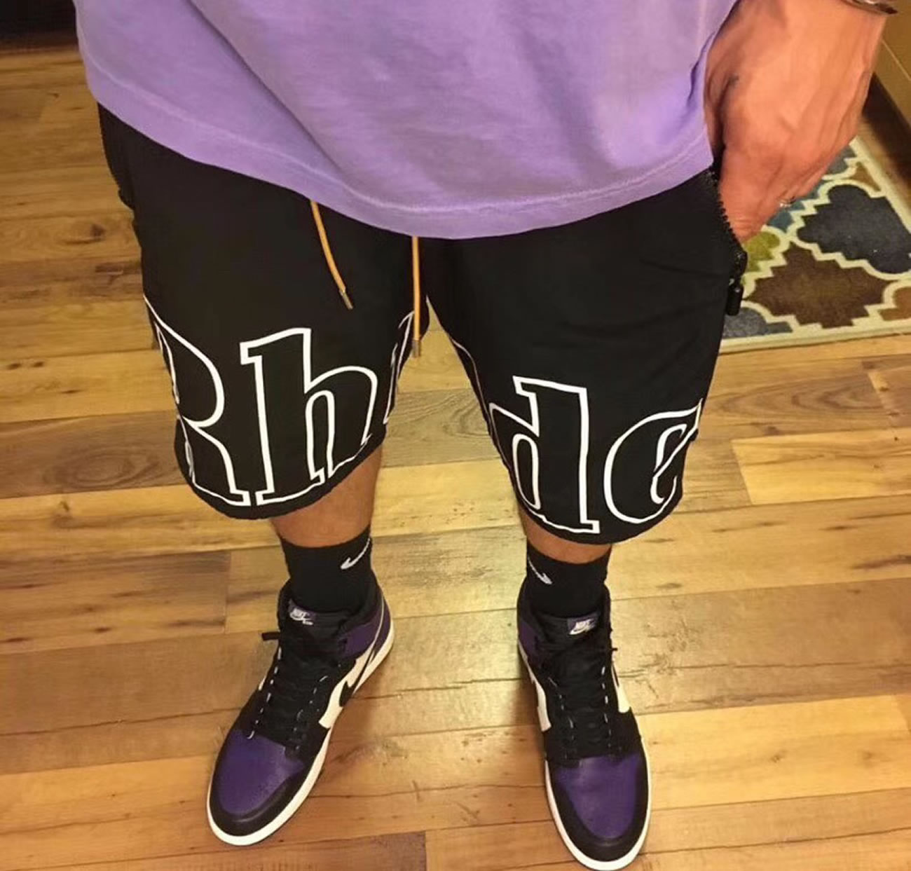 Rhude Rh Logo Shorts (3) - newkick.cc