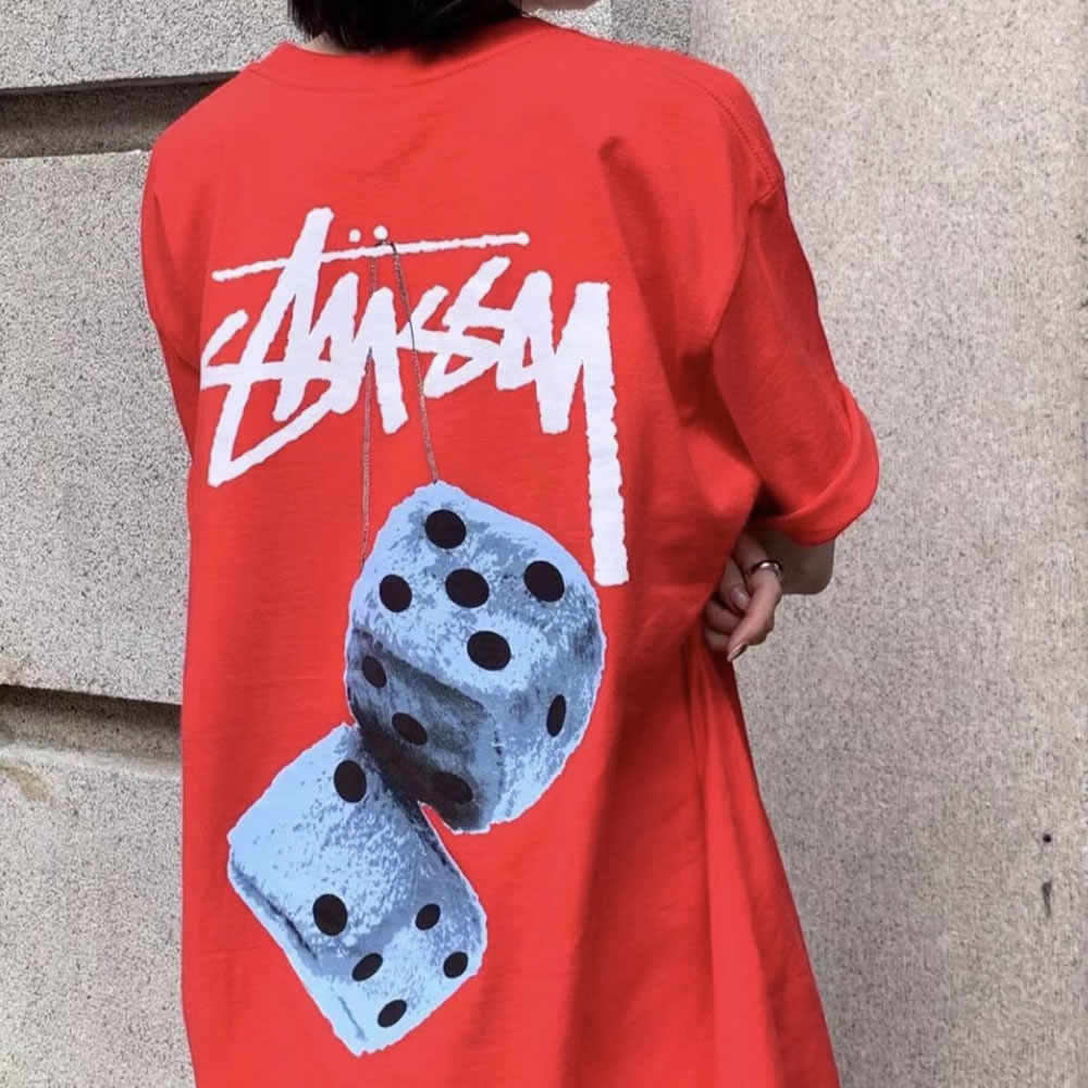 Stussy Fuzzy Dice Tee (1) - newkick.cc