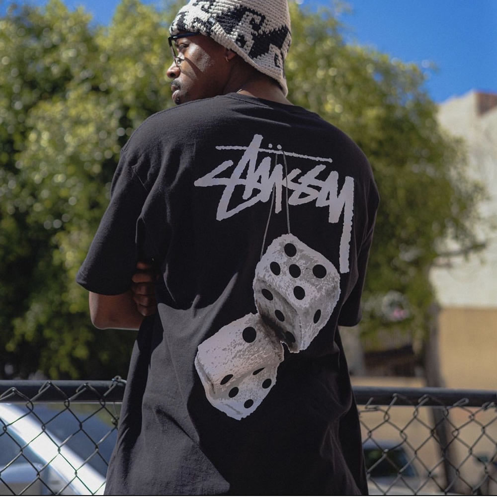 Stussy Fuzzy Dice Tee (8) - newkick.cc