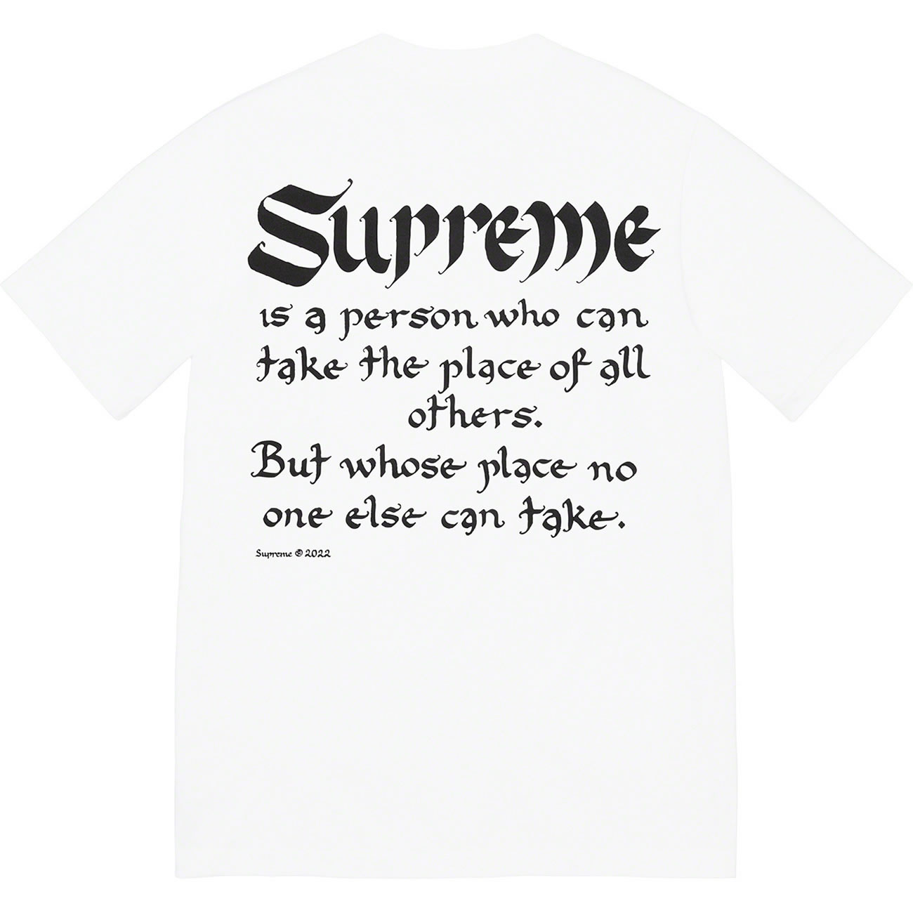 Supreme 22ss Person Tee(3) - newkick.cc