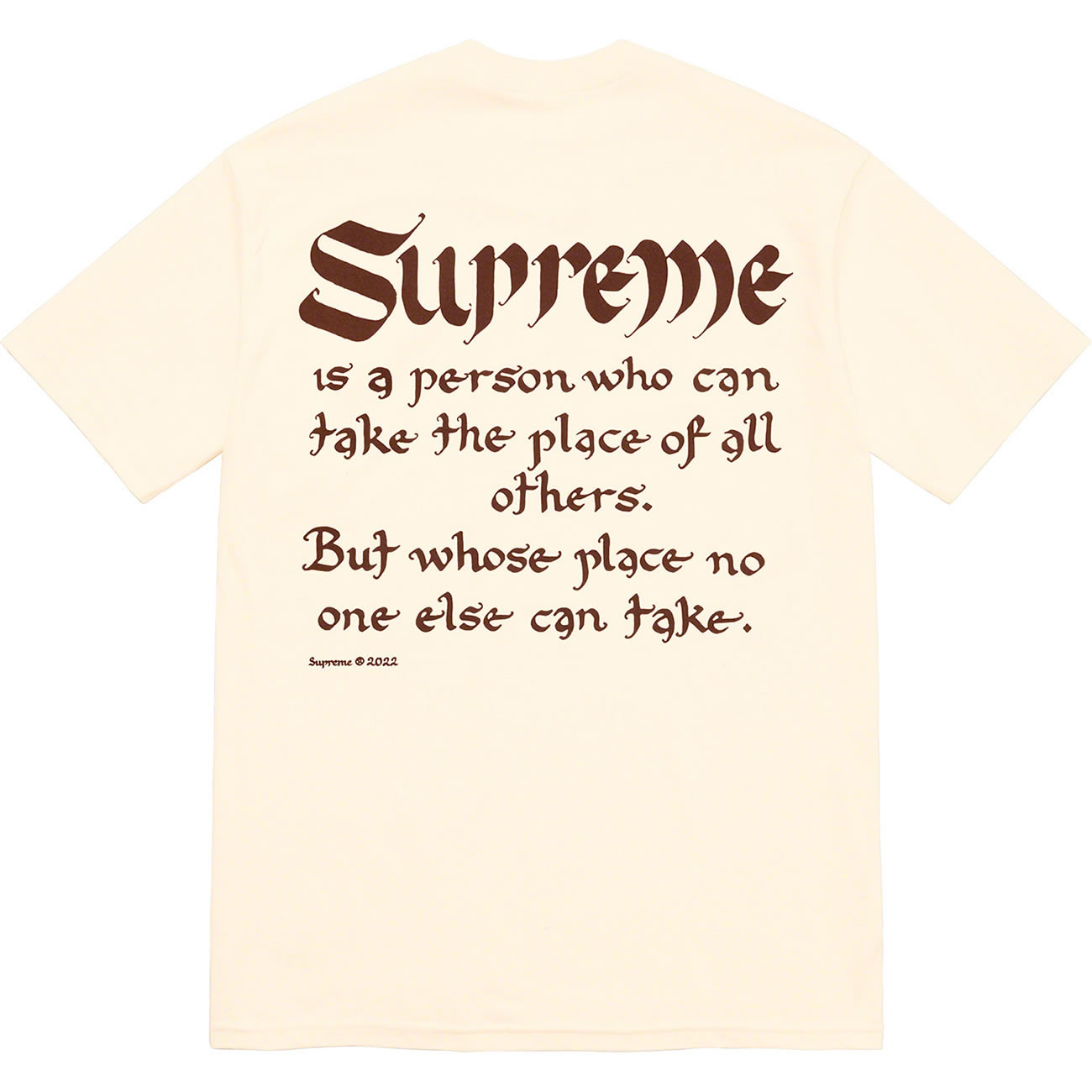 Supreme 22ss Person Tee(7) - newkick.cc