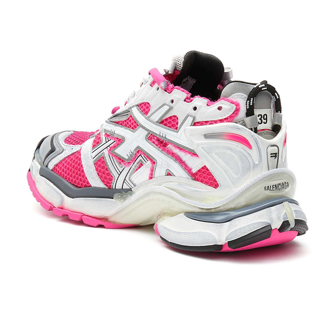 Balenciaga Runner Panelled Pink Sneakers (4) - newkick.cc