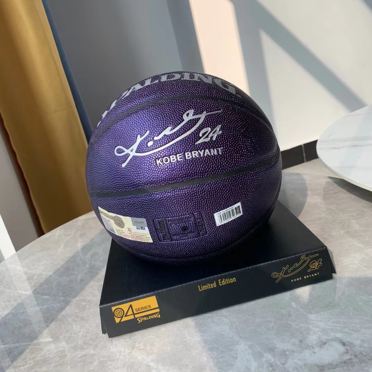 Spalding Kobe Bryant 24k Basketball Black Purple (13) - newkick.cc