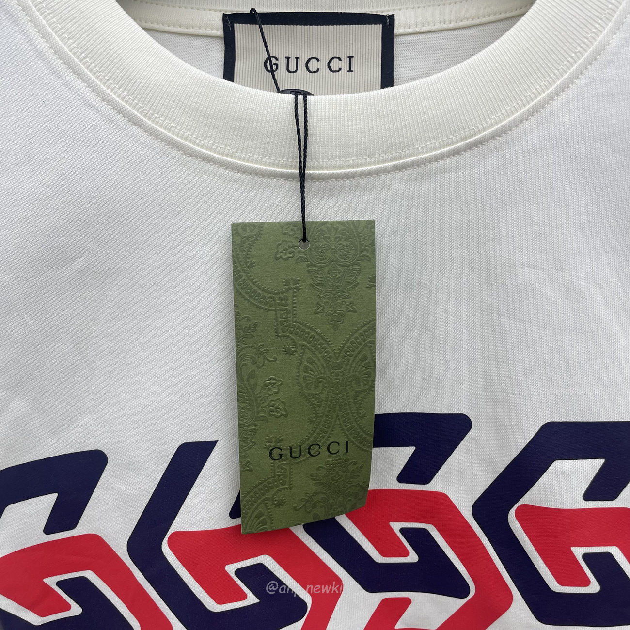 Gucci Mirror Print Oversize Cotton T Shirt (13) - newkick.cc