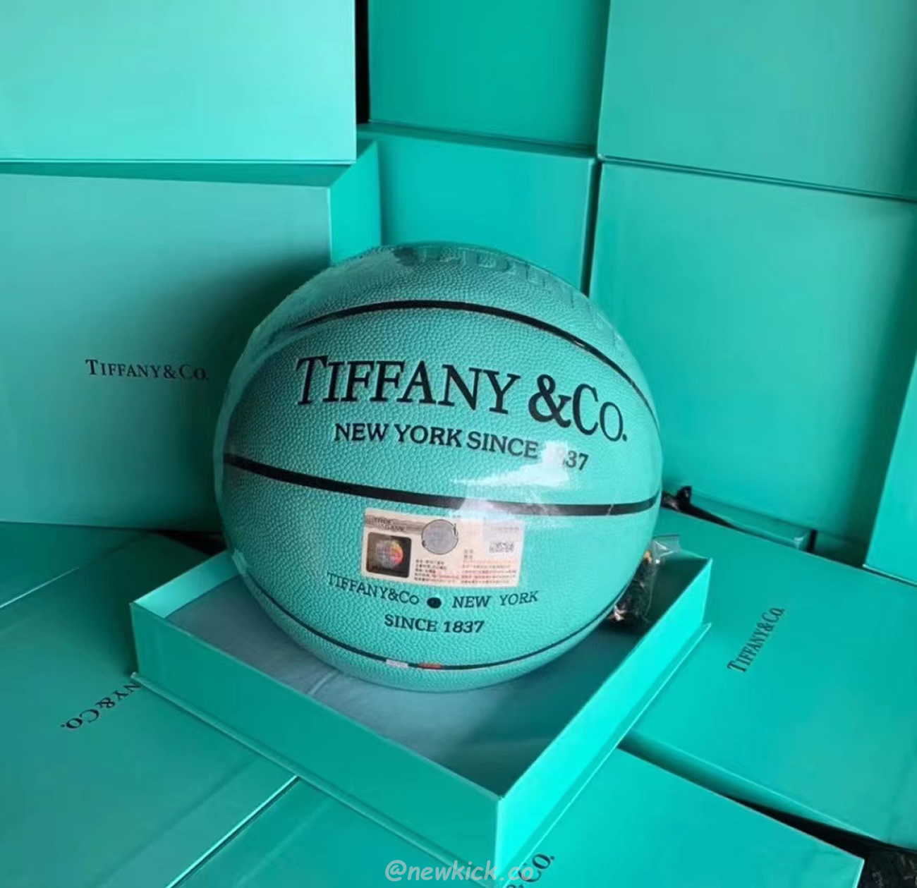 Tiffany X Cat Street X Spalding Basketball Tiffany Blue (3) - newkick.cc