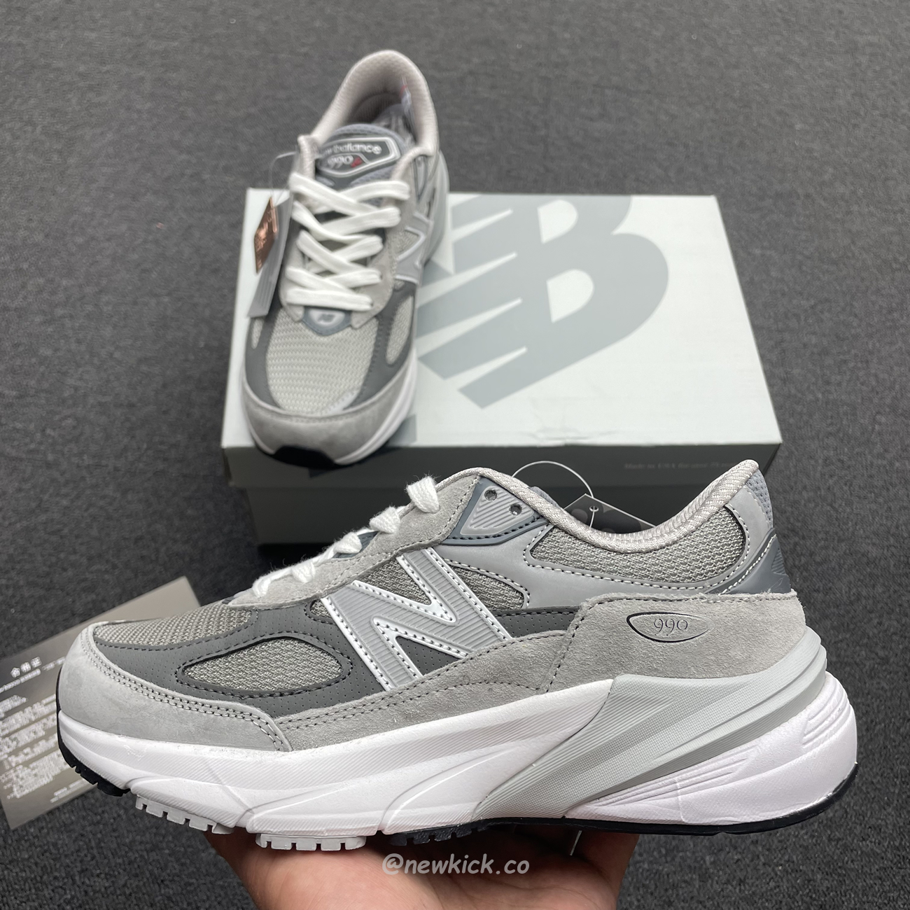 New Balance 990v6 Miusa Grey W990gl6 (10) - newkick.cc