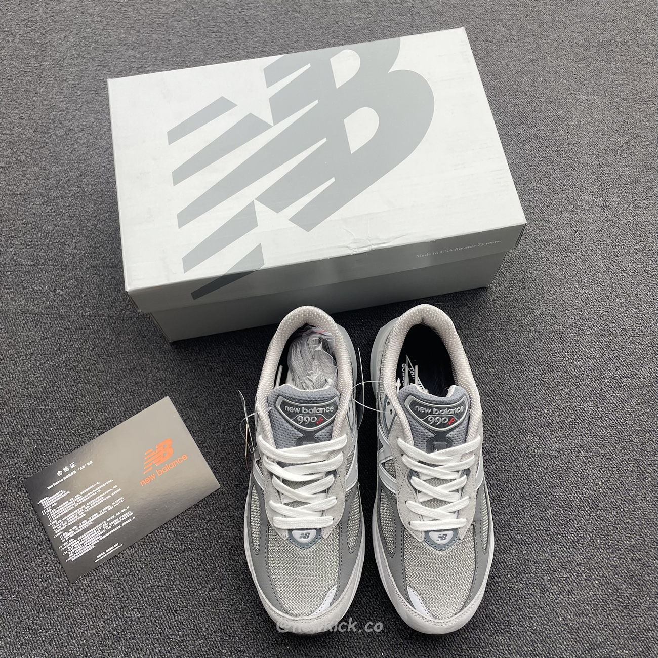 New Balance 990v6 Miusa Grey W990gl6 (11) - newkick.cc