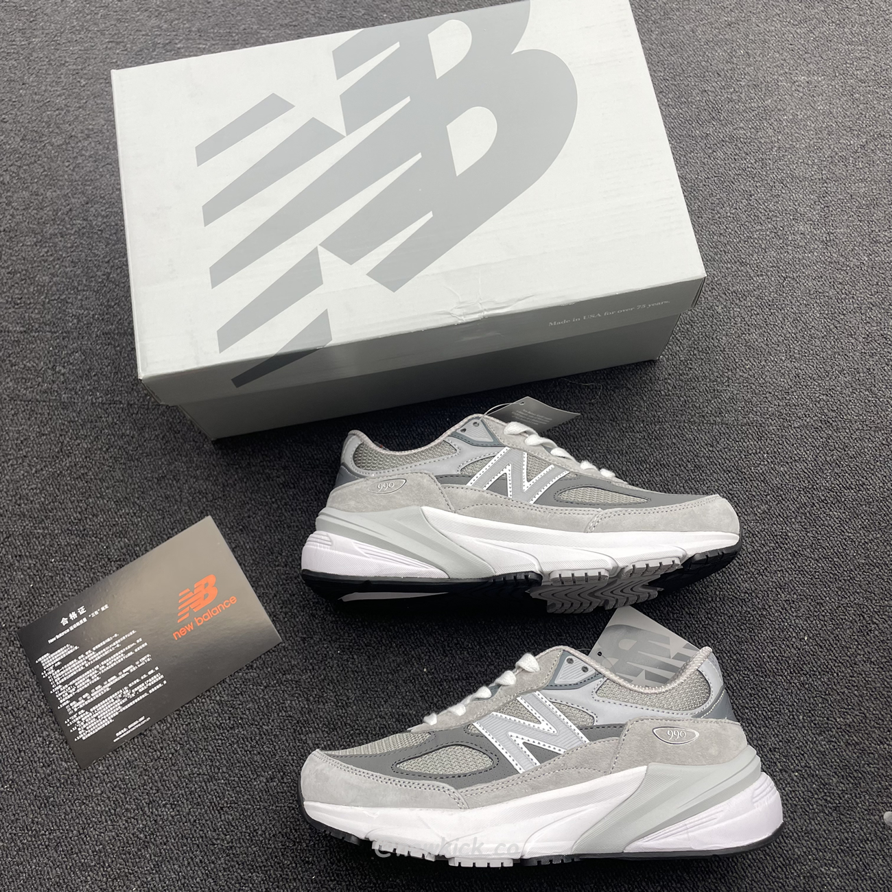 New Balance 990v6 Miusa Grey W990gl6 (12) - newkick.cc