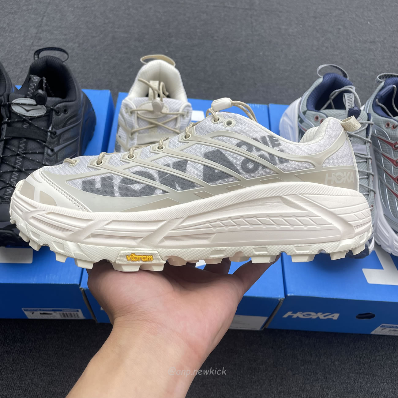 Hoka One One Mafate Three2 Eggnog Shifting Sand 1141572 Essn (3) - newkick.cc