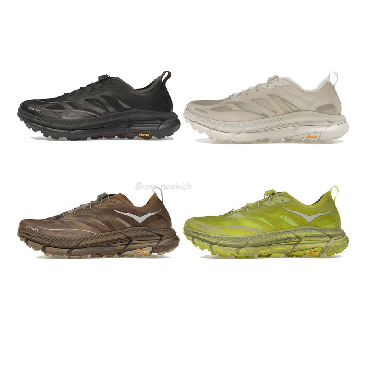 Hoka One One Mafate Speed 4 Lite Satisfy Bone Coffee Rubber Sulfur 1157050 Bone (1) - newkick.cc