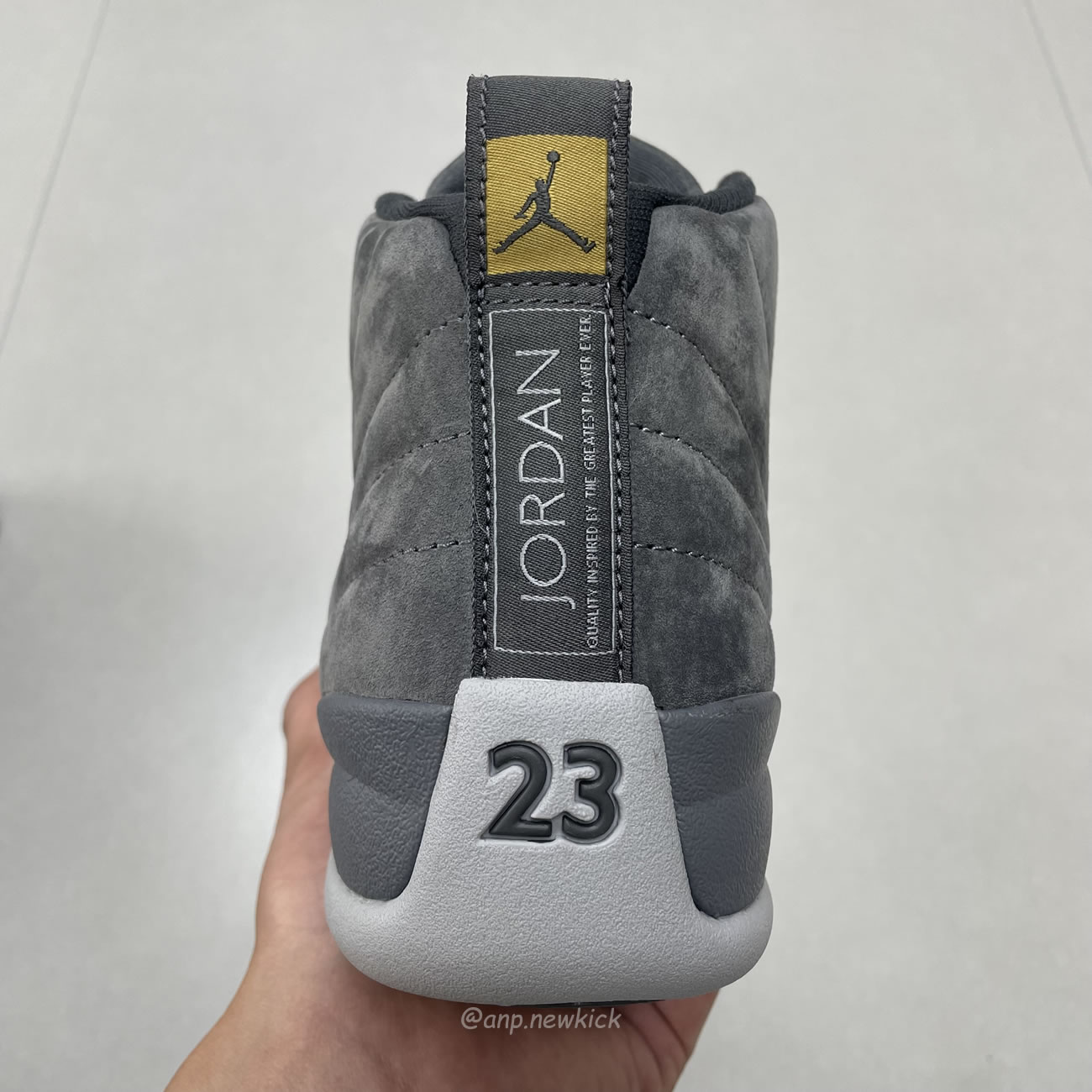 Air Jordan 12 Retro Dark Grey 130690 005 (5) - newkick.cc