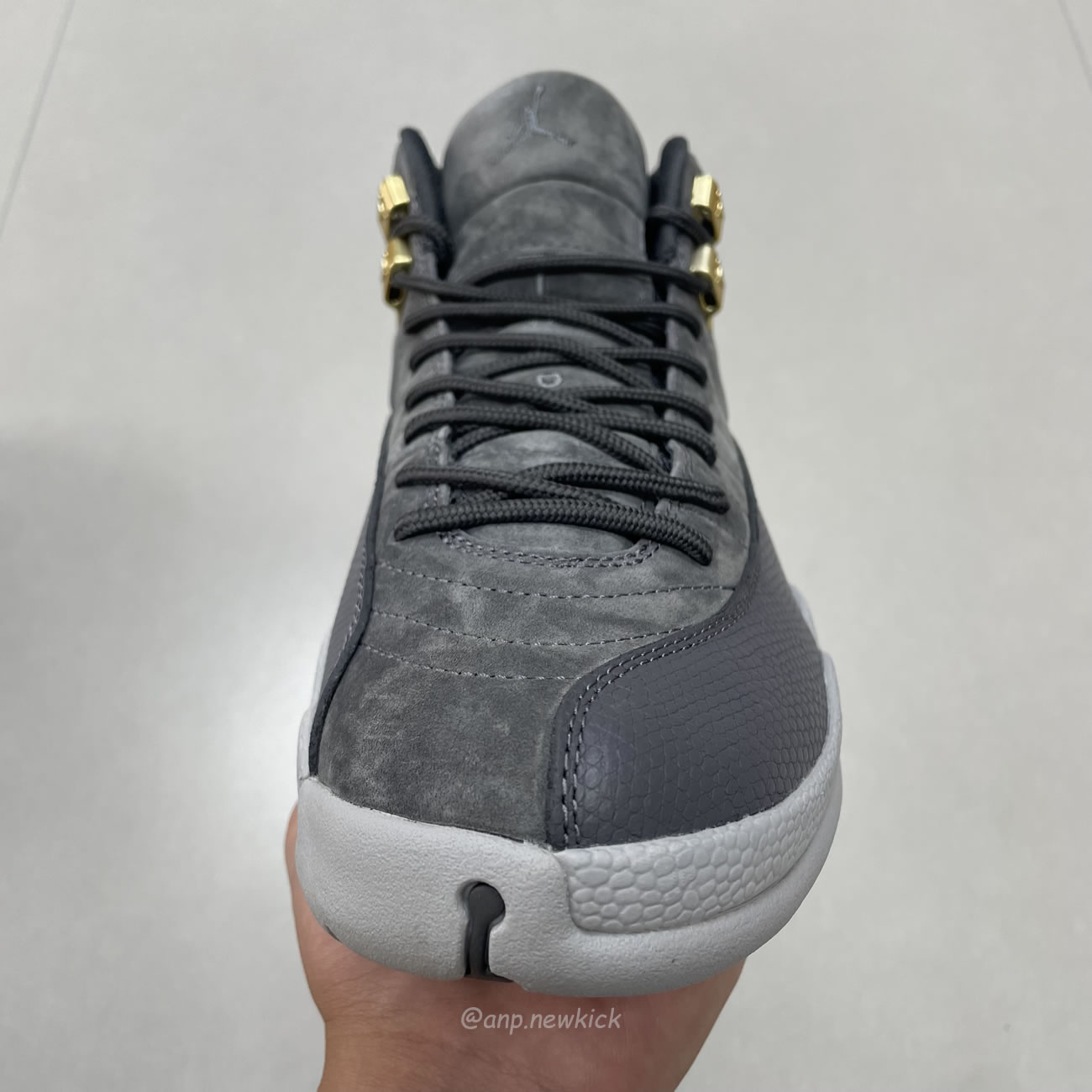 Air Jordan 12 Retro Dark Grey 130690 005 (6) - newkick.cc