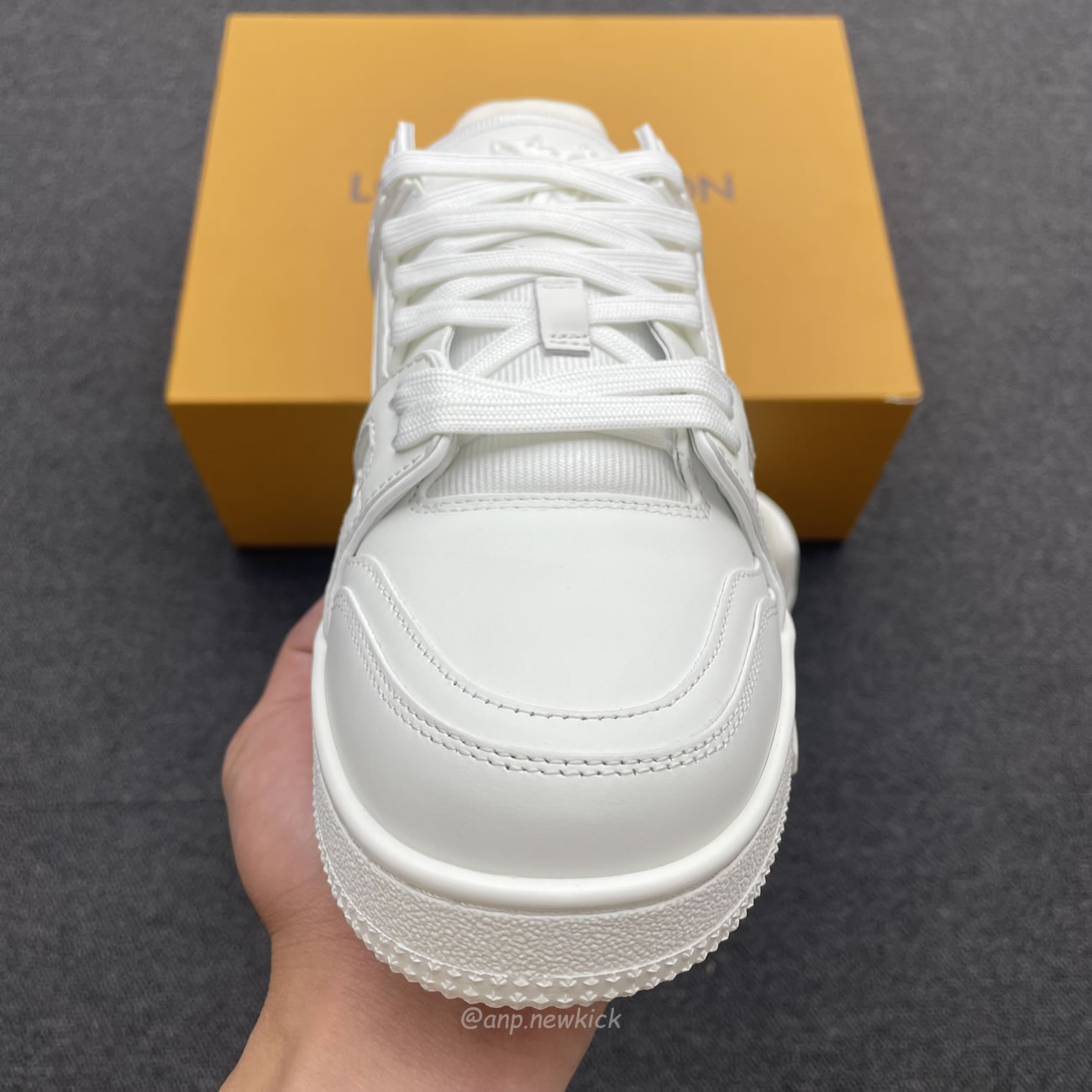 Louis Vuitton Lv Trainer Sneaker White 1a8wav (6) - newkick.cc