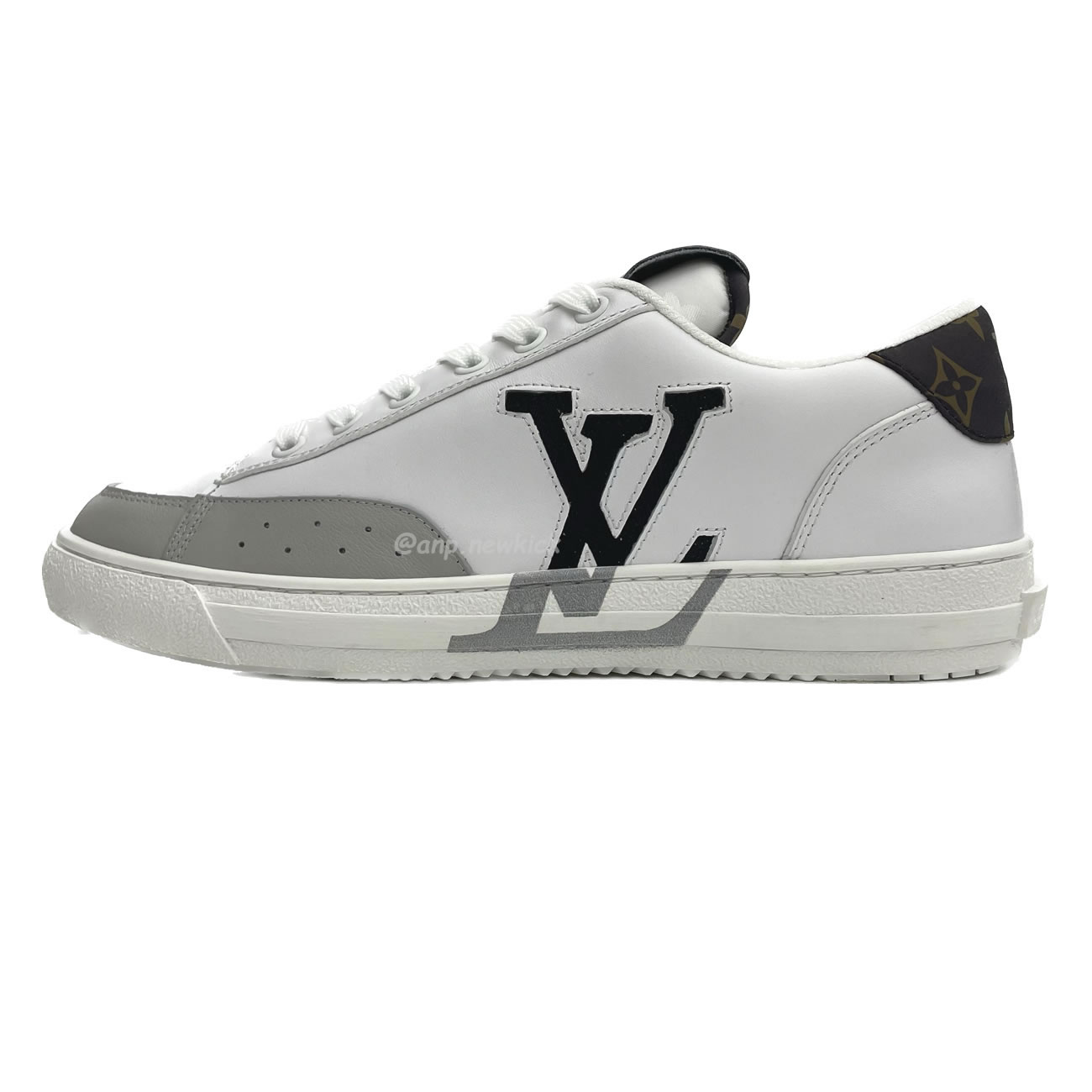 Louis Vuitton Charlie Trainers White Cacoa Brown Black 1a9jn8 (1) - newkick.cc