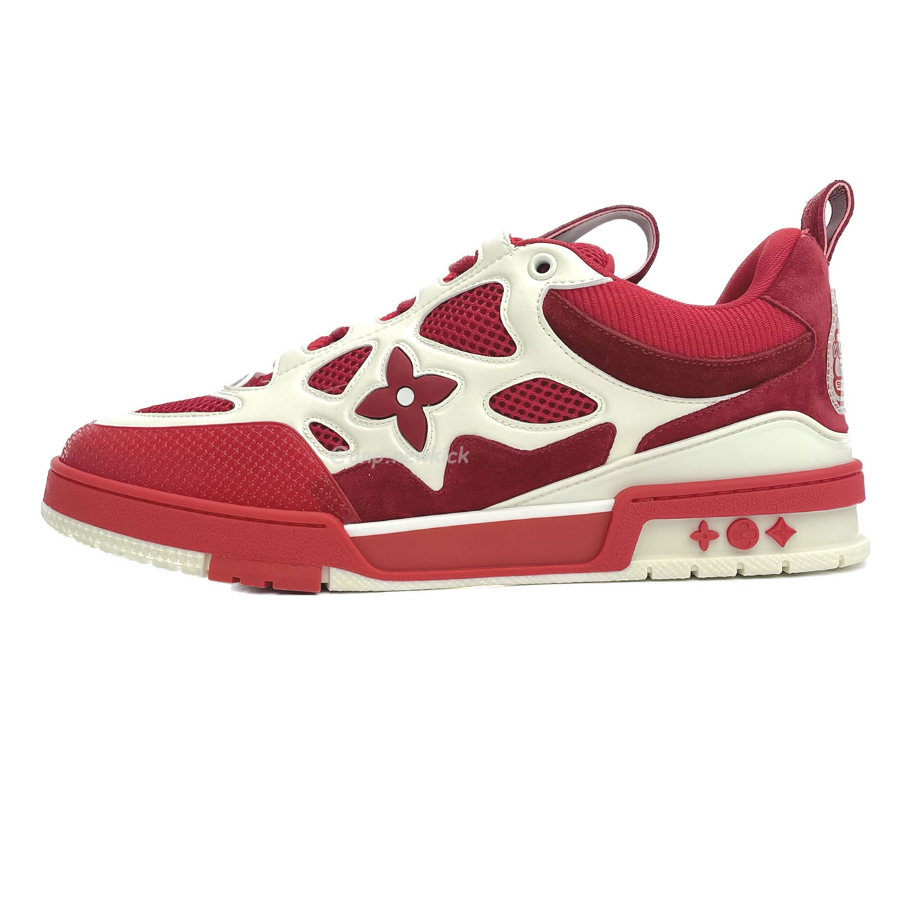 Louis Vuitton Lv Skate Sneaker Red White 1aars5 (1) - newkick.cc