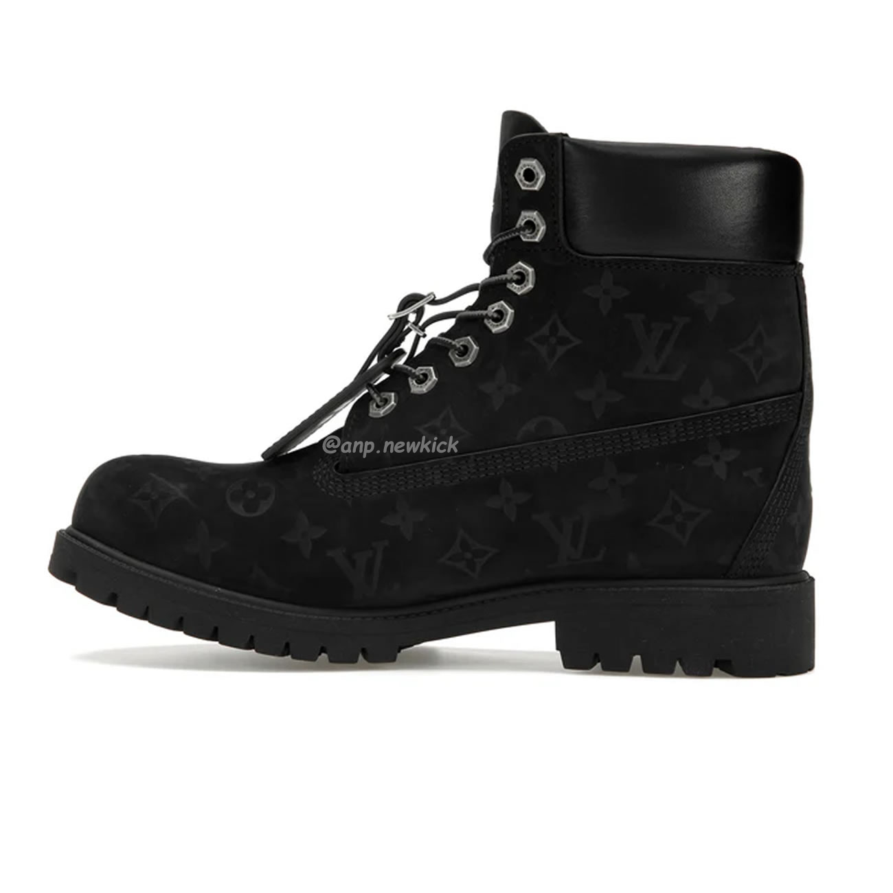 Louis Vuitton Timberland 6 Botín Ankle Boot Black Monogram 1ad73h (1) - newkick.cc