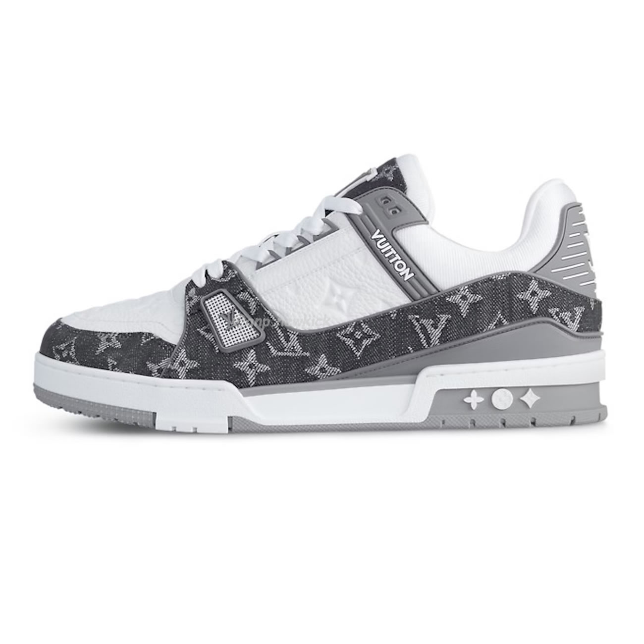 Louis Vuitton Trainer Monogram Denim Grey White 1adf58 (0) - newkick.cc