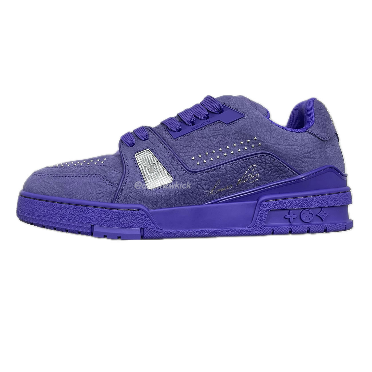 Louis Vuitton Lv Trainer Maxi Sneaker Violet 1adhae (1) - newkick.cc