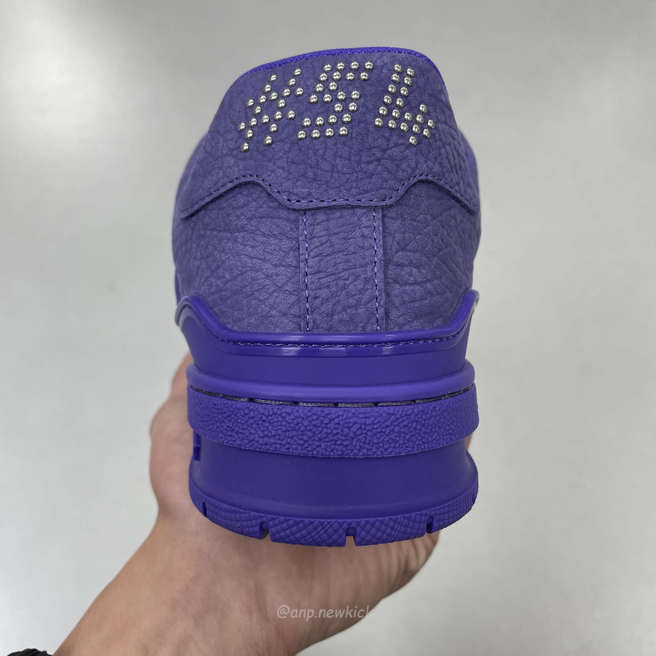 Louis Vuitton Lv Trainer Maxi Sneaker Violet 1adhae (4) - newkick.cc