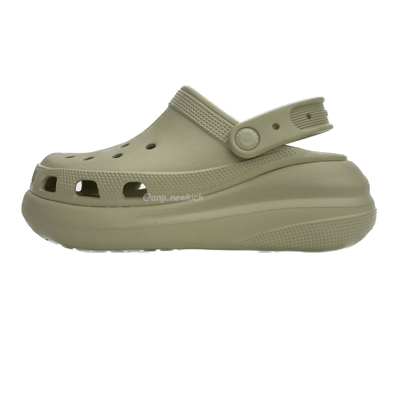 Crocs Classic Crush Clog Bone Multi Black White Green Blue Grey Red Green Dark Green Brown 207521 (7) - newkick.cc