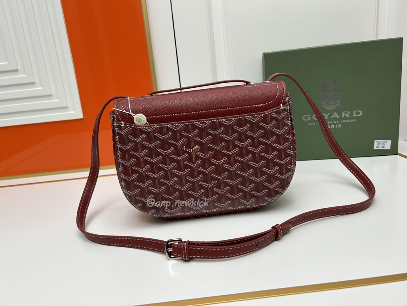 Goyard 233 Messenger Bag 17 Cm X 8 Cm X 25 Cm (19) - newkick.cc