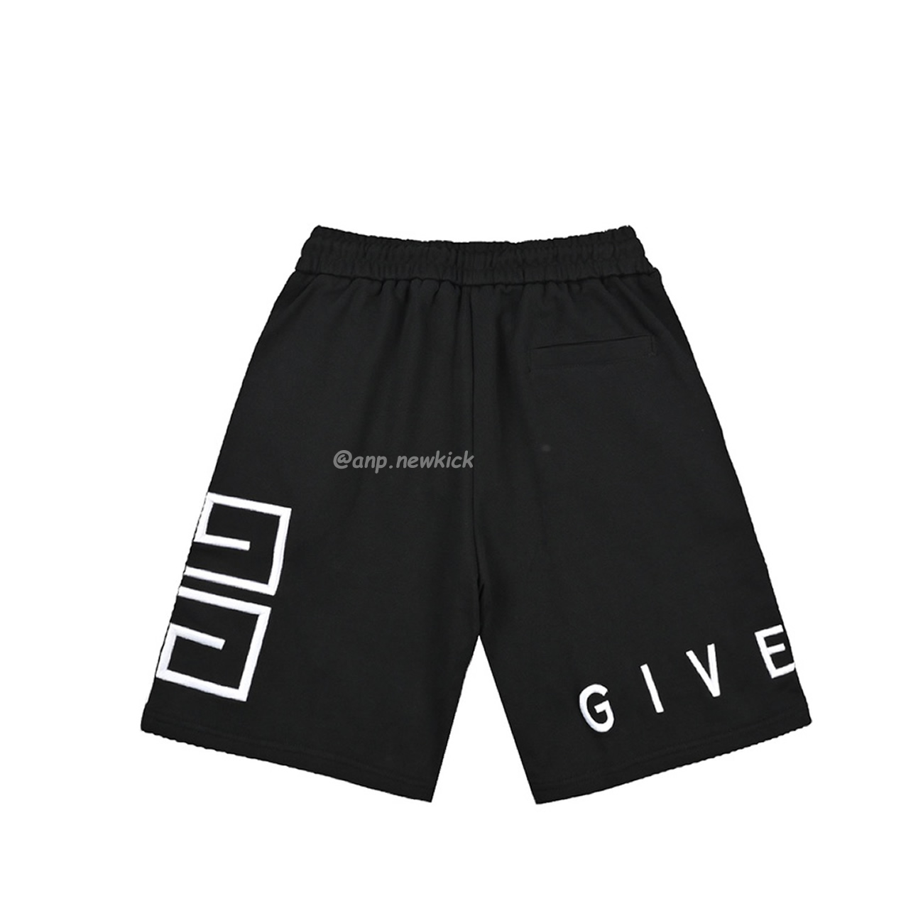 Givenchy 24fw4g Checkered Embroidered Shorts (6) - newkick.cc