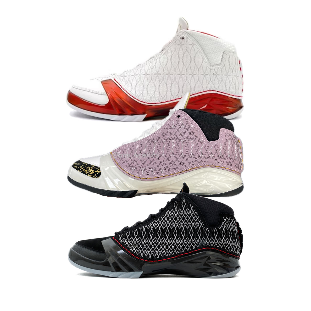 Air Jordan 23 Black Stealth White Varsity Red (1) - newkick.cc