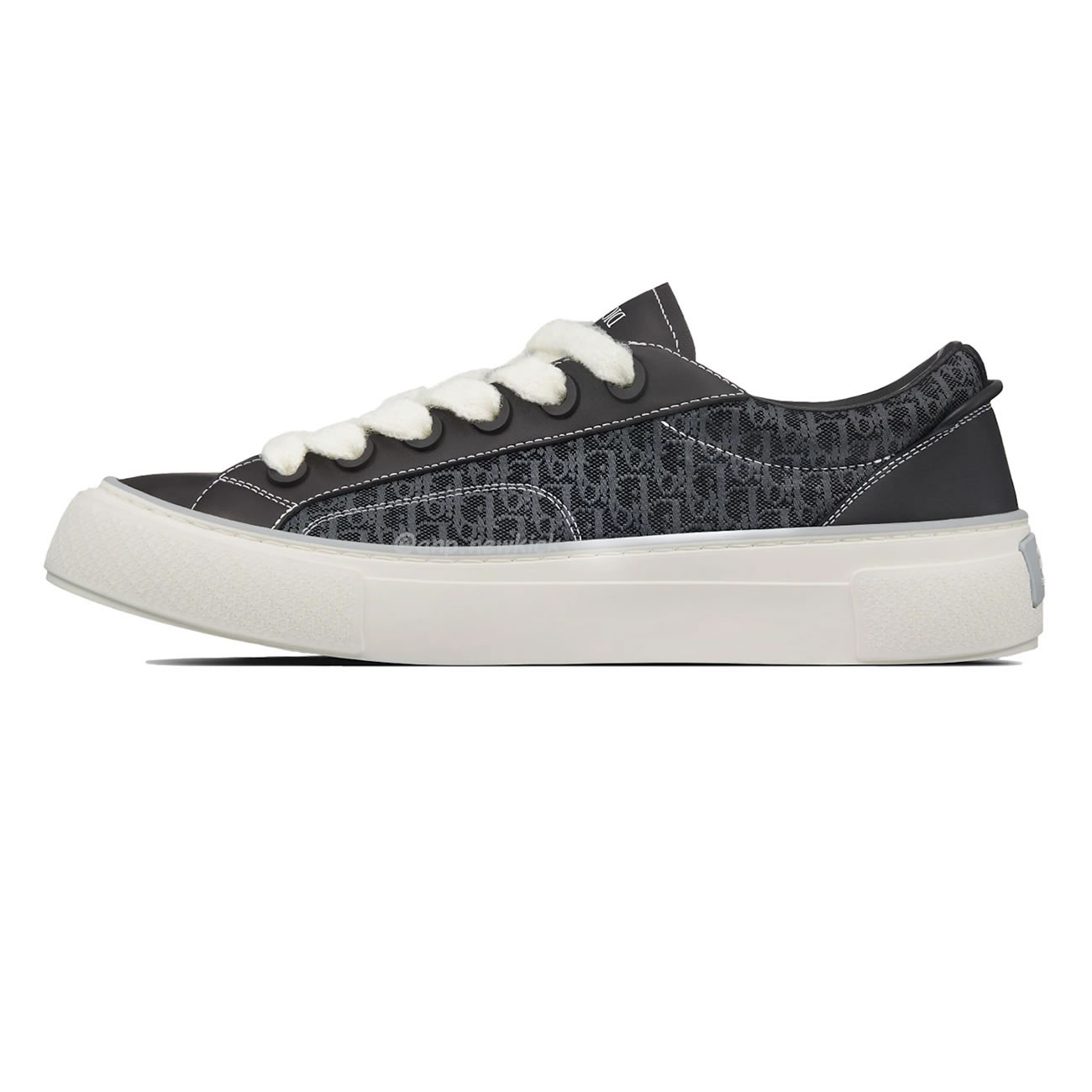 Dior B33 Sneaker Black Smooth Calfskin Oblique Jacquard 3sn303zwn55936 (1) - newkick.cc