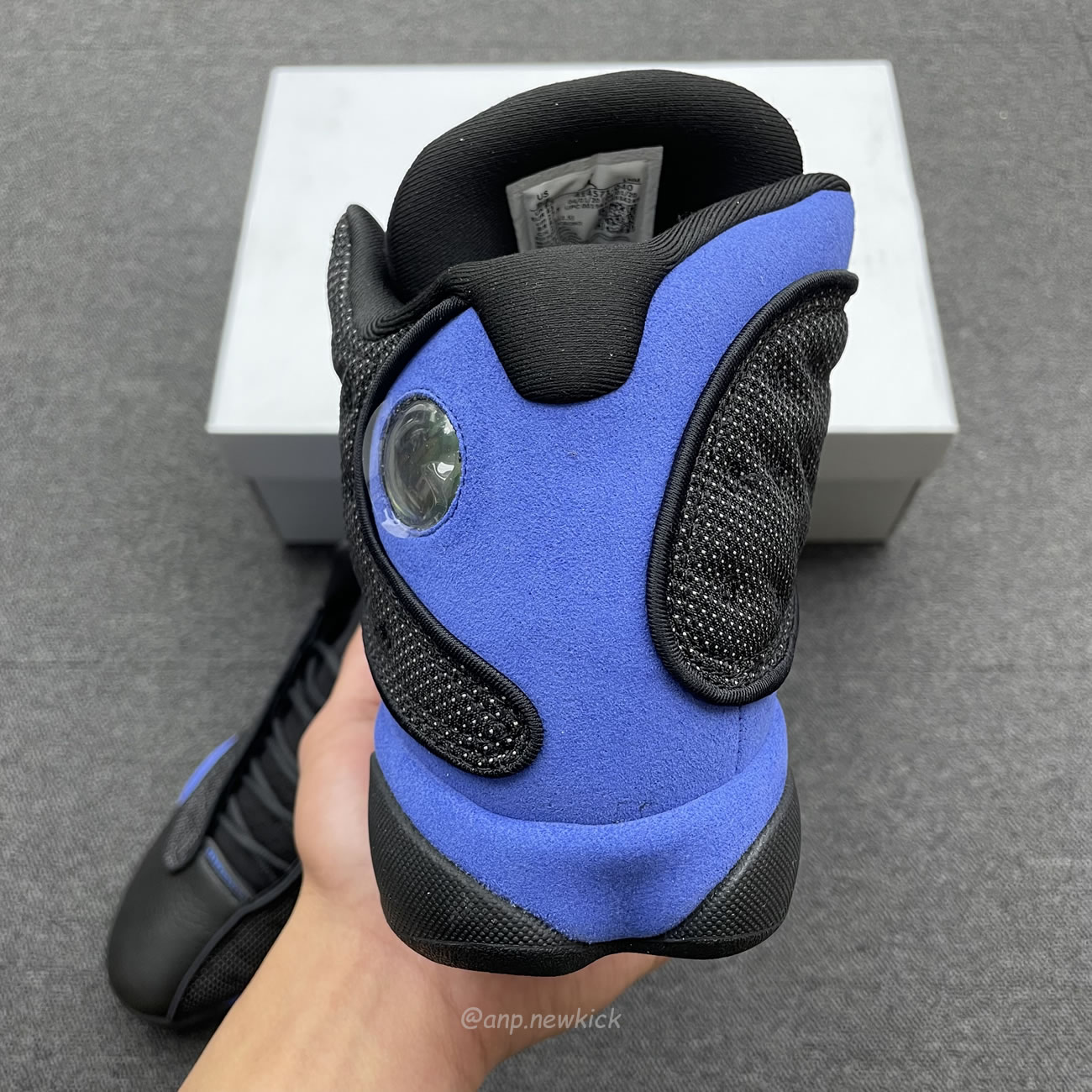 Air Jordan 13 Retro Black Hyper Royal 414571 040 (8) - newkick.cc