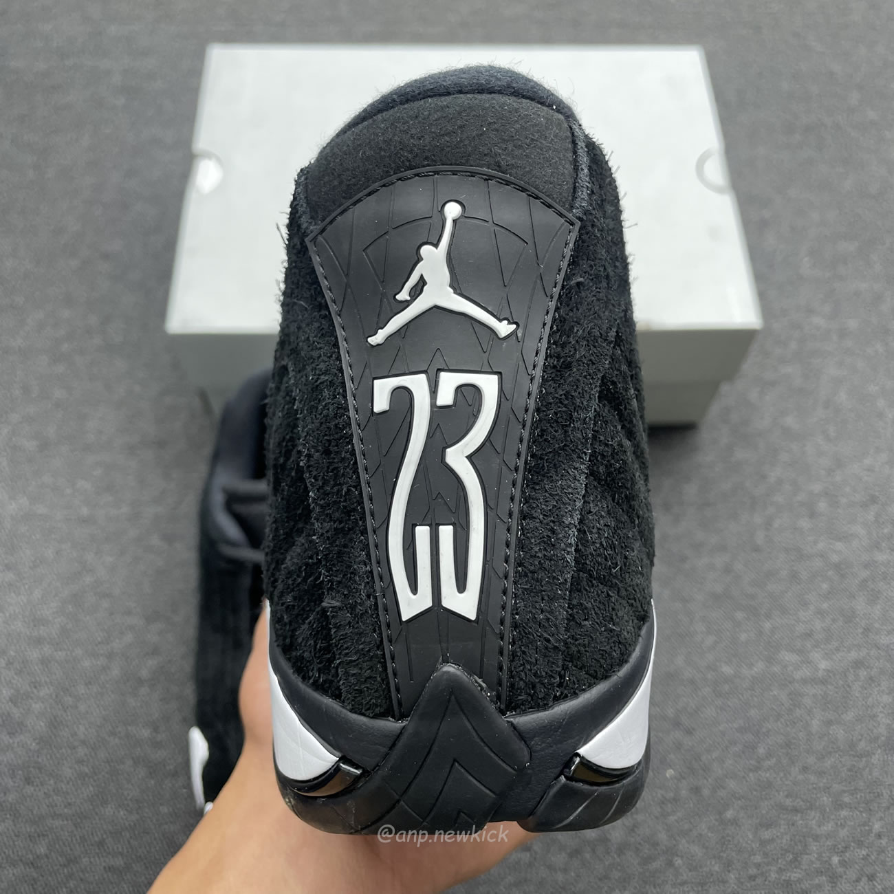 Air Jordan 14 Retro Black White 487471 016 (5) - newkick.cc