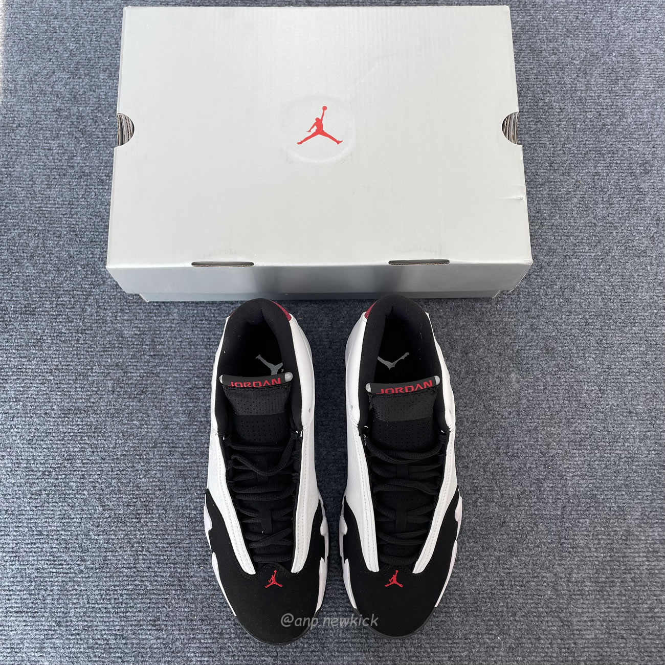 Air Jordan 14 Retro Black Toe 2024 487471 160 (4) - newkick.cc