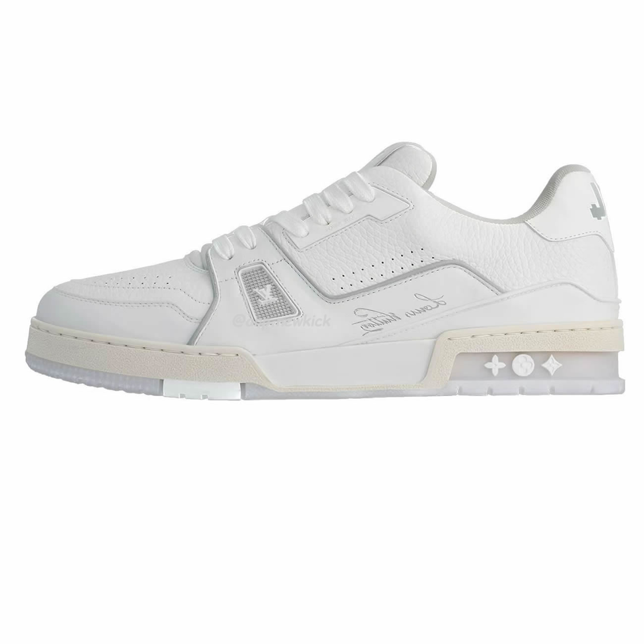 Louis Vuitton Trainer White Signature 51bcolre (1) - newkick.cc