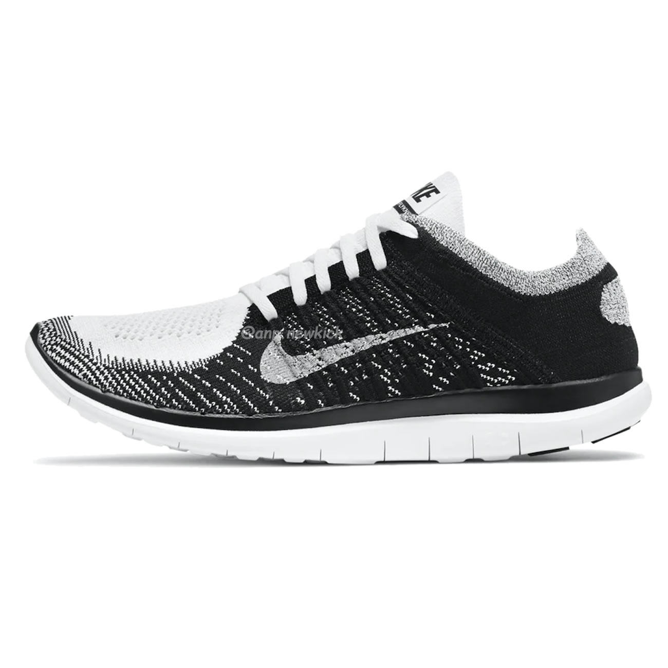 Nike Free 4.0 Flyknit White Black 631050 100 (13) - newkick.cc