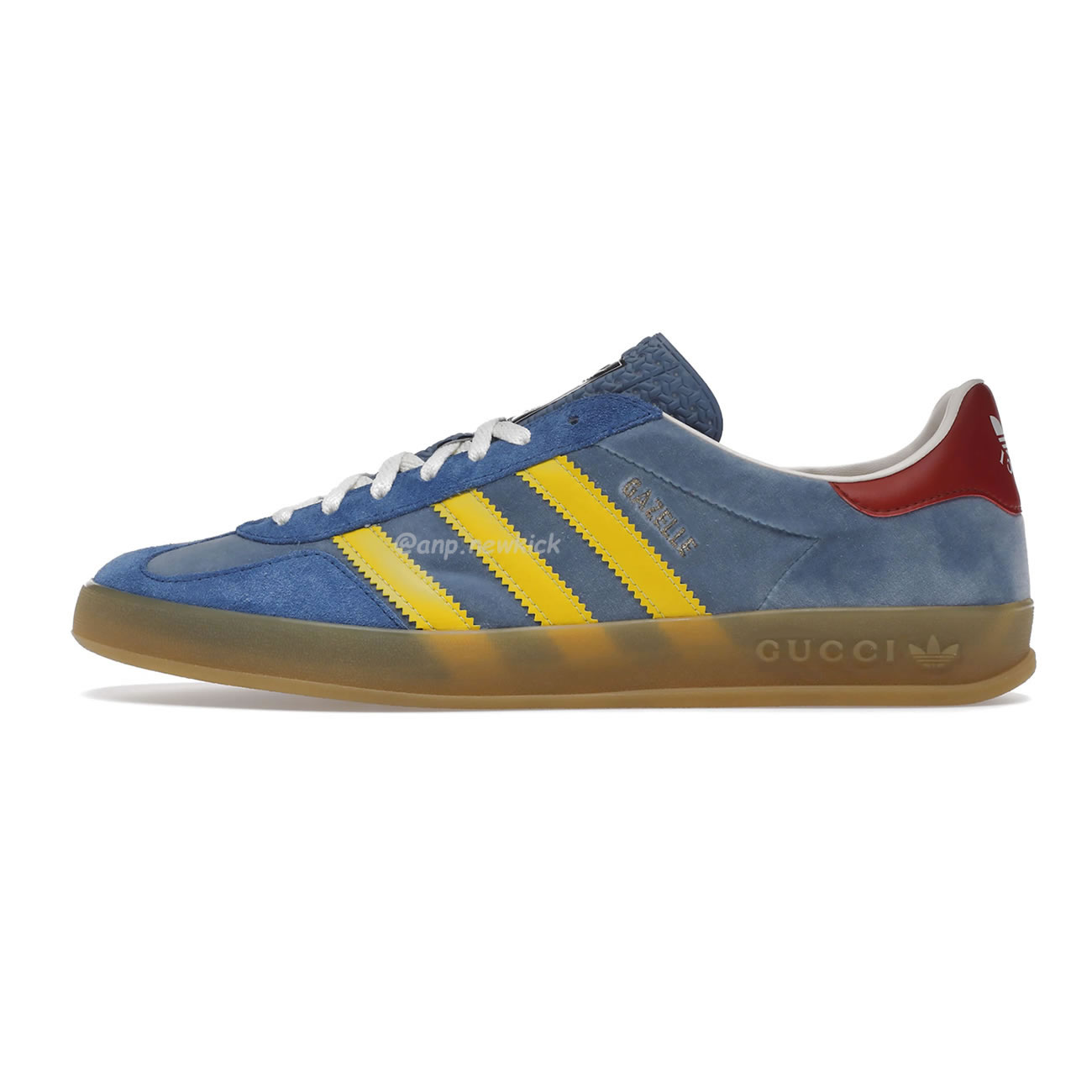 Adidas X Gucci Gazelle Blue 7078489stu04860 (1) - newkick.cc