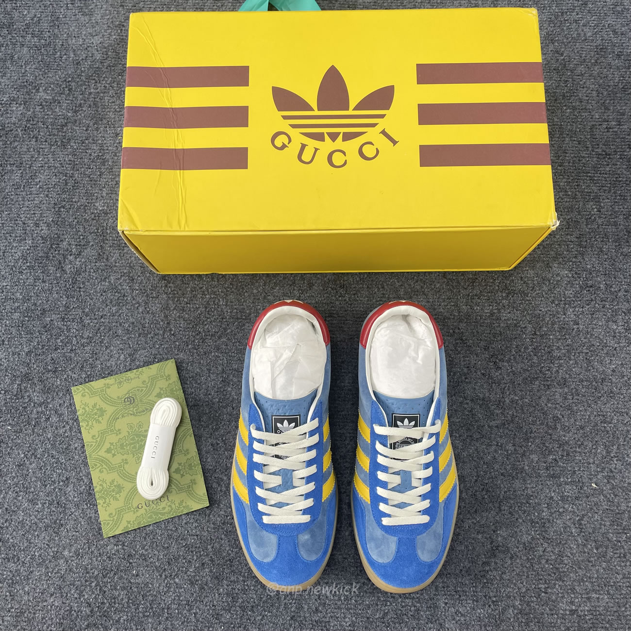 Adidas X Gucci Gazelle Blue 7078489stu04860 (5) - newkick.cc