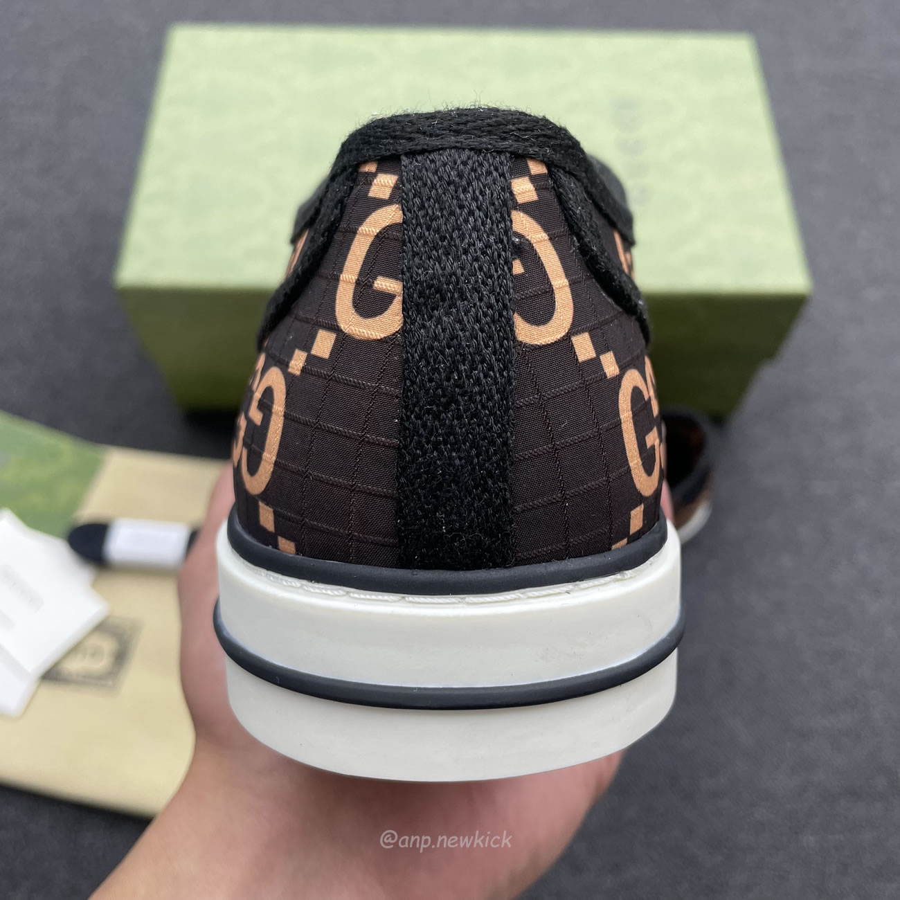 Gucci Ripstop Tennis Brown 771461 Factd 8644 (11) - newkick.cc