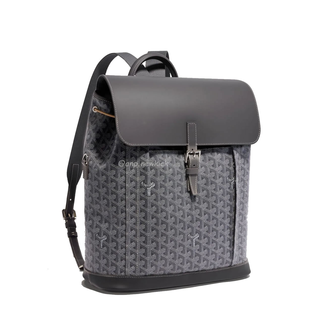 Goyard Artois Alpin Medium Backpack Blacknatural Black Grey Navy Green (9) - newkick.cc