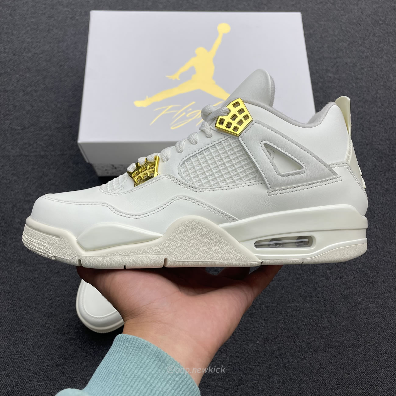 Air Jordan 4 Wmns Sail Aq9129 170 (6) - newkick.cc