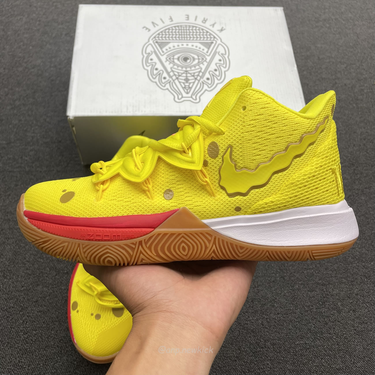 Nike Kyrie 5 Spongebob Squidward Patrick Cj6951 300 Cj6950 600 (39) - newkick.cc