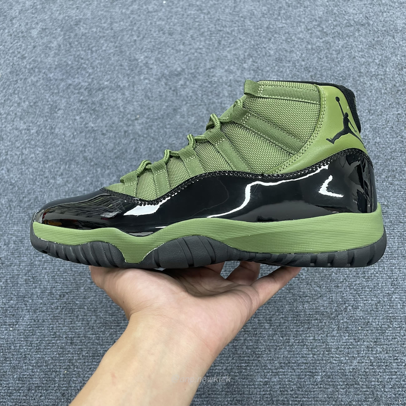 Air Jordan 11 Retro Army Green Black Ct8012 300 (5) - newkick.cc