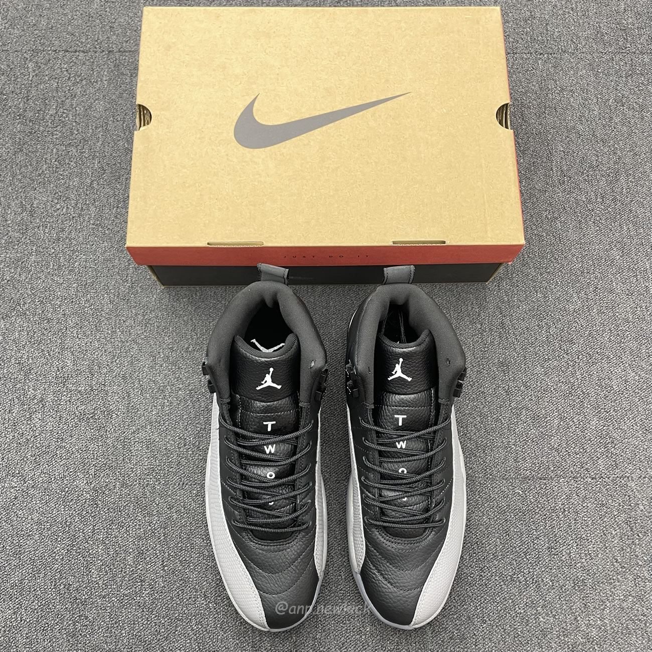 Air Jordan 12 Black Wolf Grey Ct8013 019 (10) - newkick.cc