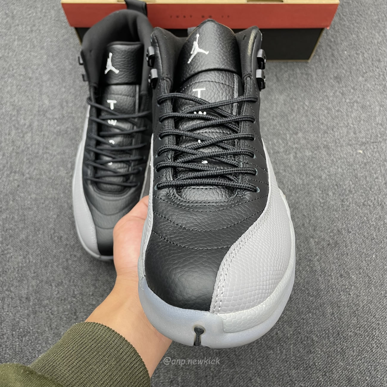 Air Jordan 12 Black Wolf Grey Ct8013 019 (13) - newkick.cc