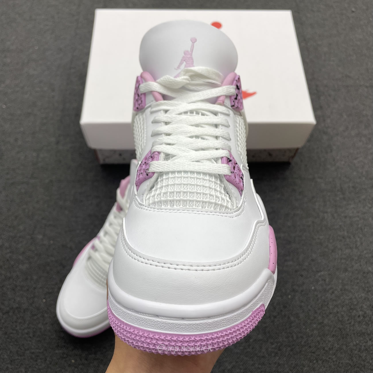 Air Jordan 4 Retro White Pink Ct8527 116 (9) - newkick.cc