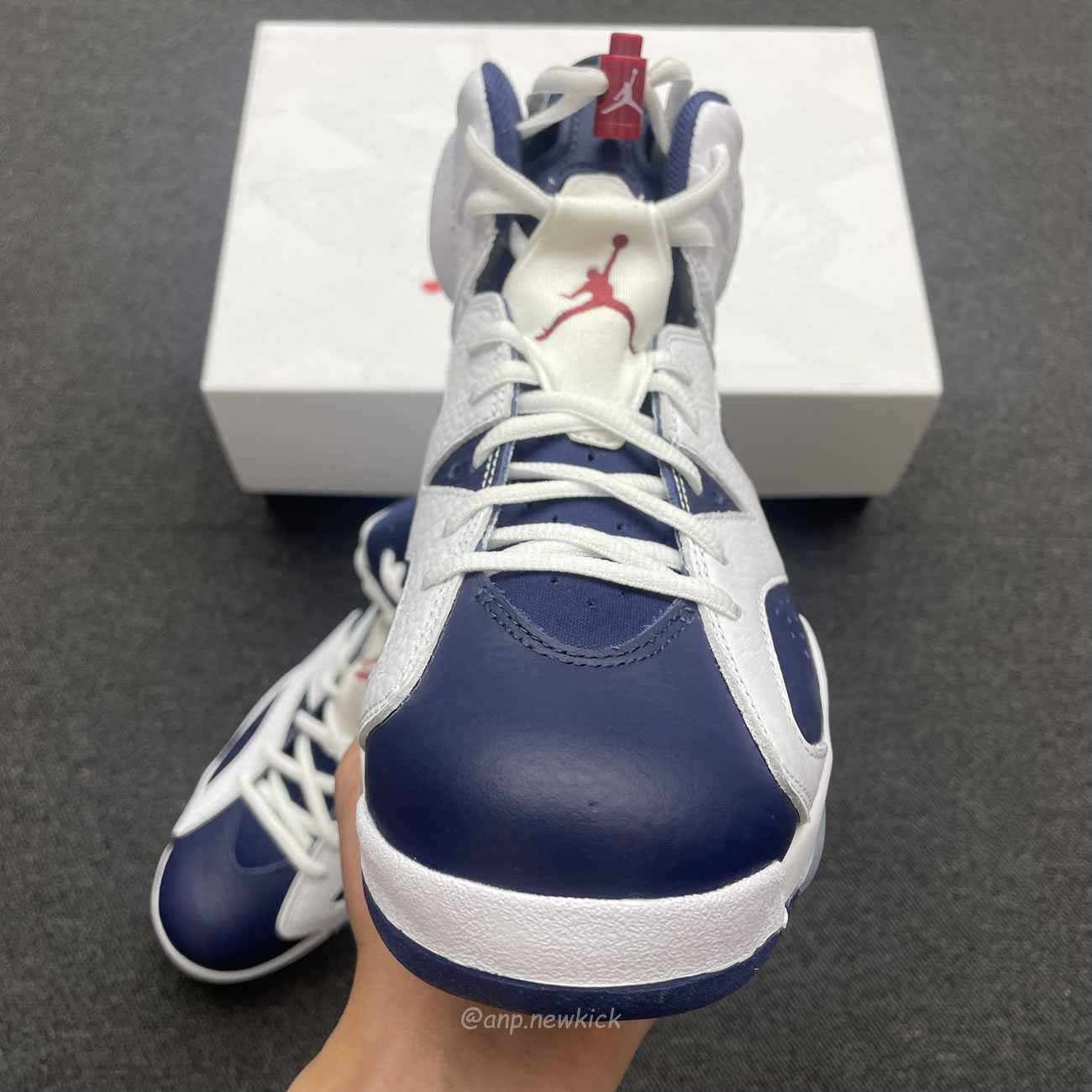 Air Jordan 6 Retro White Navy Red Ct8529 164 (2) - newkick.cc