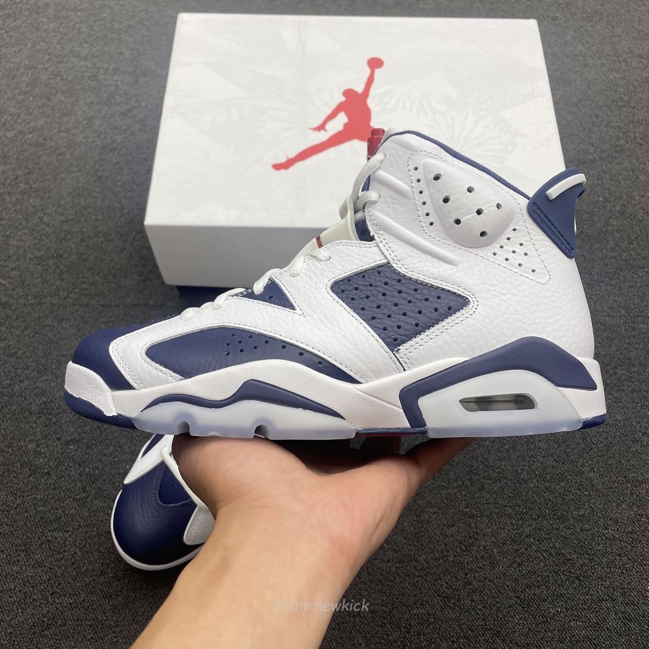 Air Jordan 6 Retro White Navy Red Ct8529 164 (7) - newkick.cc