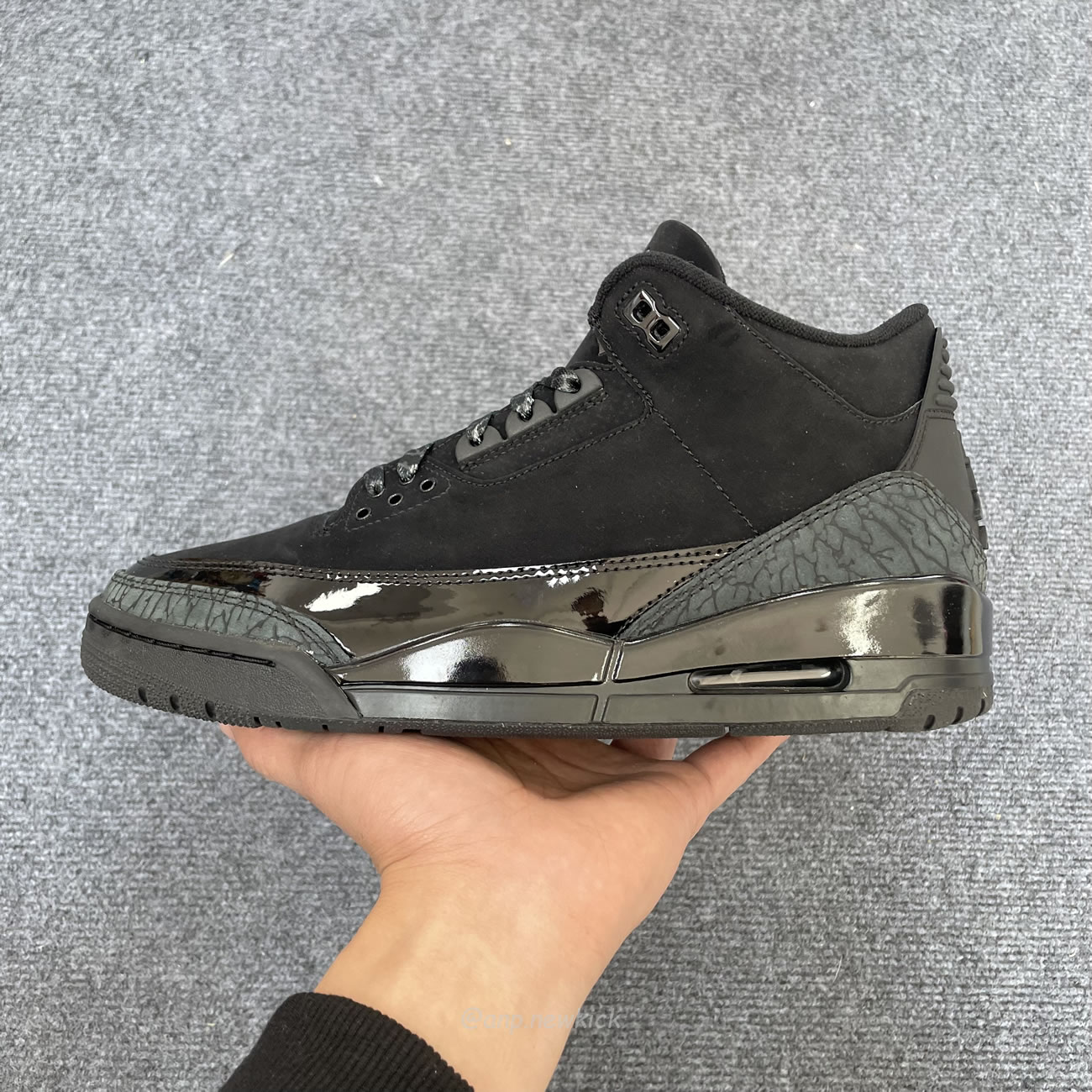 Air Jordan 3 Retro Black Cat 2025 Ct8532 001 (2) - newkick.cc