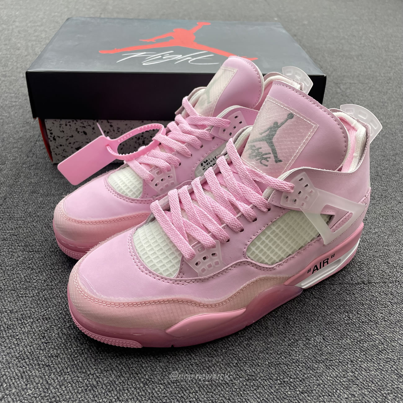 Air Jordan 4 Retro Off Pink Sail Womens Cv9388 105 (6) - newkick.cc